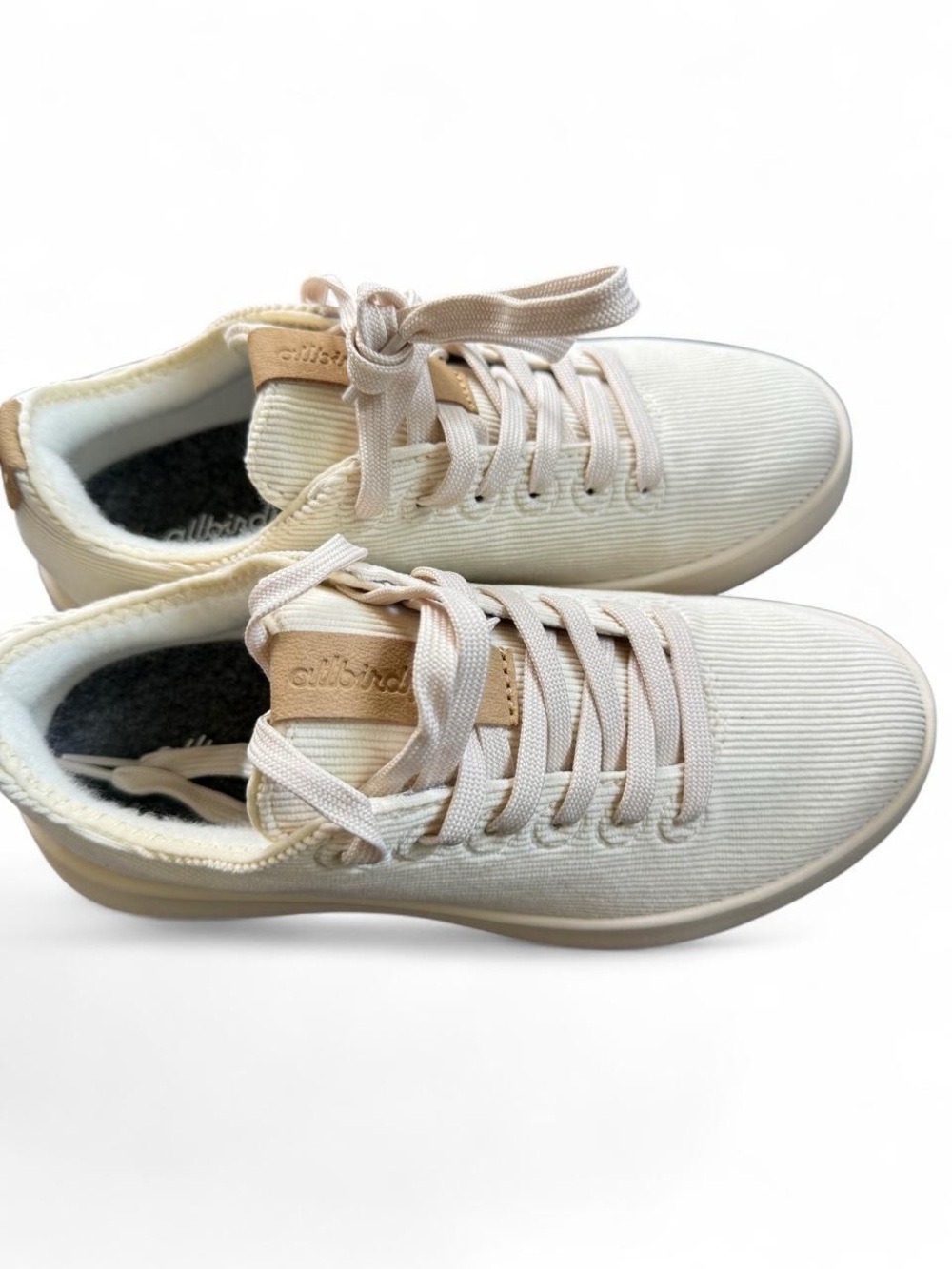 allbirds Women's Cream Lace-Up Casual Sneakers